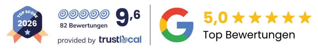 trustlocal 9,6 von 82 Bewertungen · Google 5,0 Top Bewertungen